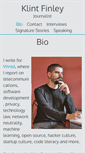 Mobile Screenshot of klintfinley.com